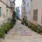Carrer del Fossat, al barri de la Vila.