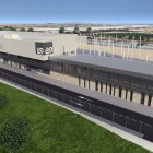 Imagen virtual del futuro centro de operaciones del tranvía en Vila-seca.