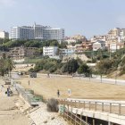Estado de la playa del Miracle, tras darse por finalizado el derribo de la estructura