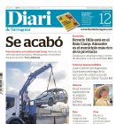 Portada del Diari de Tarragona del domingo 12 de octubre de 2025