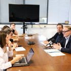 El alcalde, Oliver Klein, y el concejal de Hacienda, David Chatelain, han comparecido ante los medios este 15 de octubre.