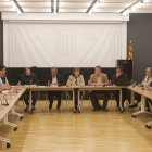Reunió dels alcaldes amb la consellera de Territori, Sílvia Paneque.