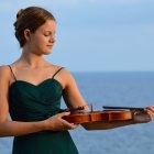 Inés Issel, la joven violinista tarraconense afincada en Boston.