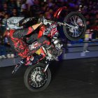 Imagen de la exhibición de freestyle en el Pavelló Olímpic de Reus.