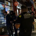 Un momento del operativo.