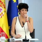 La ministra de Inclusión, Elma Saiz, en la rueda de prensa posterior al Consejo de Ministros