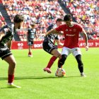 Álex Jiménez en el duelo ante el Tarazona.