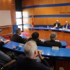 Reunió dels alcaldes amb el delegat del govern a Catalunya, Carlos Prieto.
