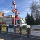 Contenidors de la brossa a Tortosa.