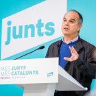 El secretario general de Junts, Jordi Turull, en la Convenció Municipalista de Junts.