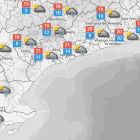 La previsió del temps.