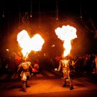 Imagen de la pasada edición de la Desfilada de Monstres de la Pobla de Mafumet