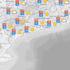 La previsió meteorològica per aquest dimarts.