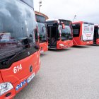 La flota de autobuses de la EMT en Tarragona.