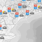 La previsió del temps.