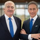 José Bogas, consejero delegado de Endesa, y Marco Palermo, director general económico-financiero de Endesa.