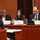 Els consellers Núria Parlon i Albert Dalmau compareixen al Parlament per donar explicacions sobre la Dana Alice a les Terres de l'Ebre.
