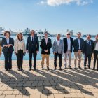 Visita del president josep Rull i la resta de la Mesa del Parlament de Catalunya al Port de Tarragona.