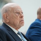 El expresidente de la Generalitat Jordi Pujol durante el acto de entrega del XIX Premio Agustí Juandó i Royo en el Parlamento