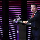El ministro de Asuntos Exteriores, Unión Europea y Cooperación de España, José Manuel Albares, interviene en la segunda jornada del Congreso Futuro Iberoamericano que se celebra en Madrid.