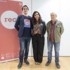 Xavier G. Puerto, Elisabeth Linero y Gonçal Barrios.