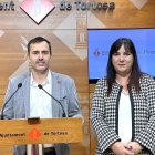 L'alcalde Jordi Jordan i la regidora Sònia Rupérez.