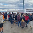 Los vecinos de La Móra, esta mañana.