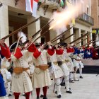 Recreació a la plaça de l'Ajuntament.