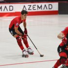 Marc Julià en un partido durante esta temporada.