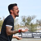 Marc Carrasco, en la banda del Estadi Municipal.