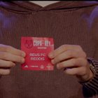 La papeleta del Reus durante el sorteo.