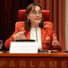 La consellera de Territori, Sílvia Paneque, durant la comissió de Transició Ecològica