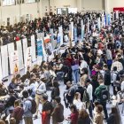 Aspecto del Palau Firal esta mañana.