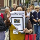 Participantes en la manifestación contra la basura en Tarragona