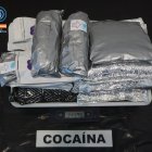 La Policía Nacional detectó la droga en dos maletas y detuvo a su propietario en el aeropuerto de Barcelona.
