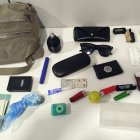 Todo lo que el detenido robó de los coches en La Pineda