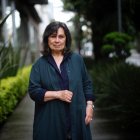 La escritora colombiana Laura Restrepo en Ciudad de México.