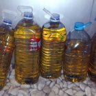 El combustible recuperado de los camiones dañados por este ladrón.