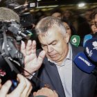 El ex secretario de Organización del PSOE Santos Cerdán ha salido pasadas las 19:15 horas de este miércoles de la cárcel de Soto del Real (Madrid)
