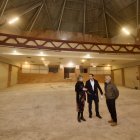 Visita a les obres de la sala gran del teatre auditori.