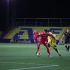 Marcos Baselga controla una pelota ante el Villarreal 'B'-