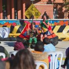 Cerca de 200 personas han participado esta mañana en el festival de teatro de calle "Ponent i Acció"