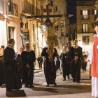 El Sant Crist de la Sang, una de las imágenes que salió en procesión.