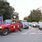 Más de 200 vehículos participaron en la protesta contra la Zona de Bajas Emisiones