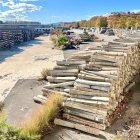 Los 46.000 metros cuadrados que ADIF dispone detrás de la estación de trenes.