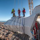 Obras en la Sagrada Familia.