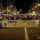 Manifestación en Barcelona contra la violencia machista