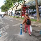 Imagen de este viernes del tramo de la Rambla Nova más cercano al Balcó del Mediterrani, peatonalizado desde hace justo un año.