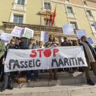 Participantes de la manifestación.
