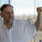 Oriol Junqueras, aquest passat divendres a la seu de l’Autoritat Portuària de Tarragona (APT).